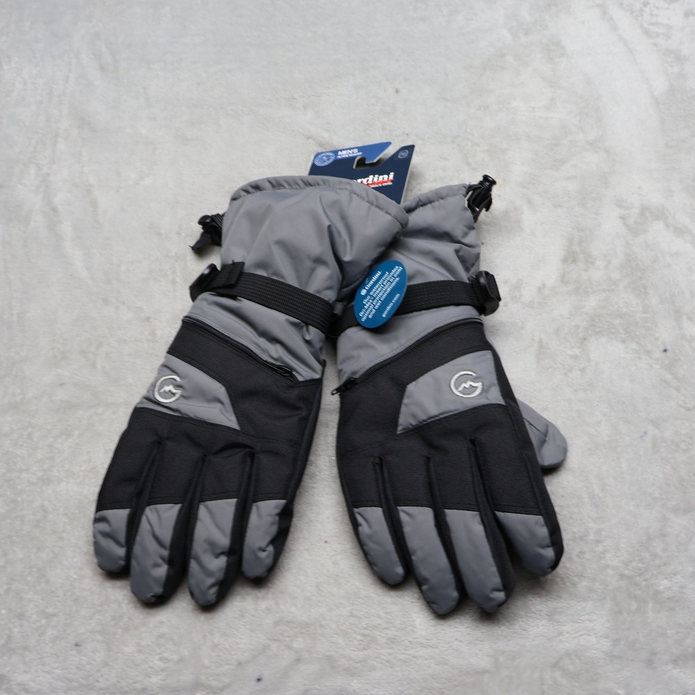 Gordini Gloves Men Medium Grey Ultra DriMax Gauntlet Windproof Waterproof NEW
